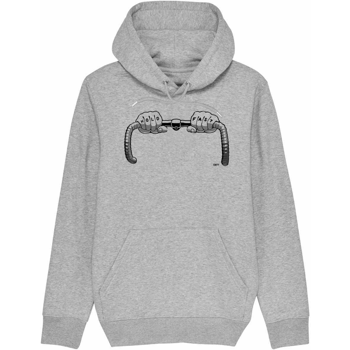 Picture of RTTshirts Bike Hoodie Hold Fast - light grey