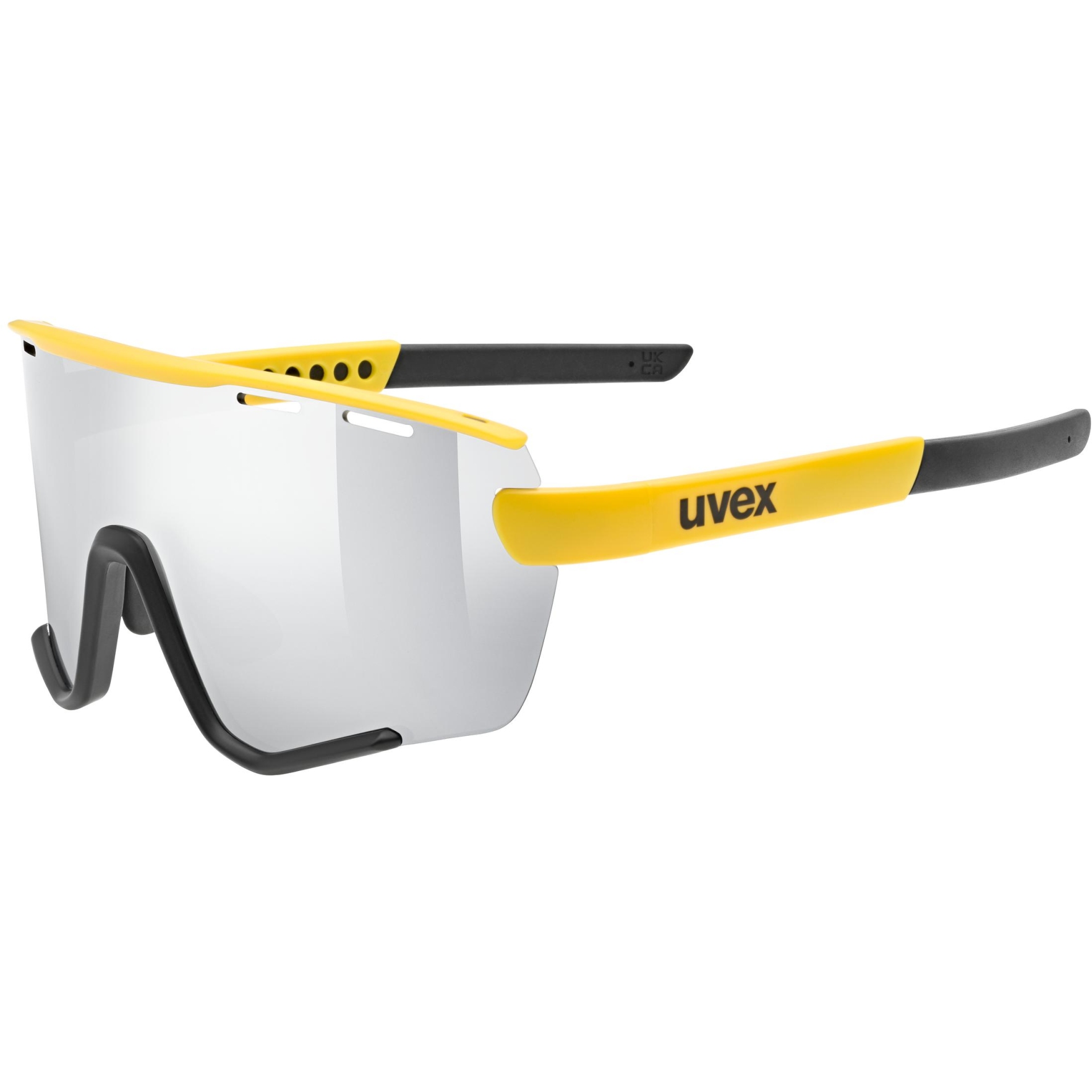 Picture of Uvex sportstyle 236 Glasses Set - sunbee-black matt/supravision mirror silver + clear