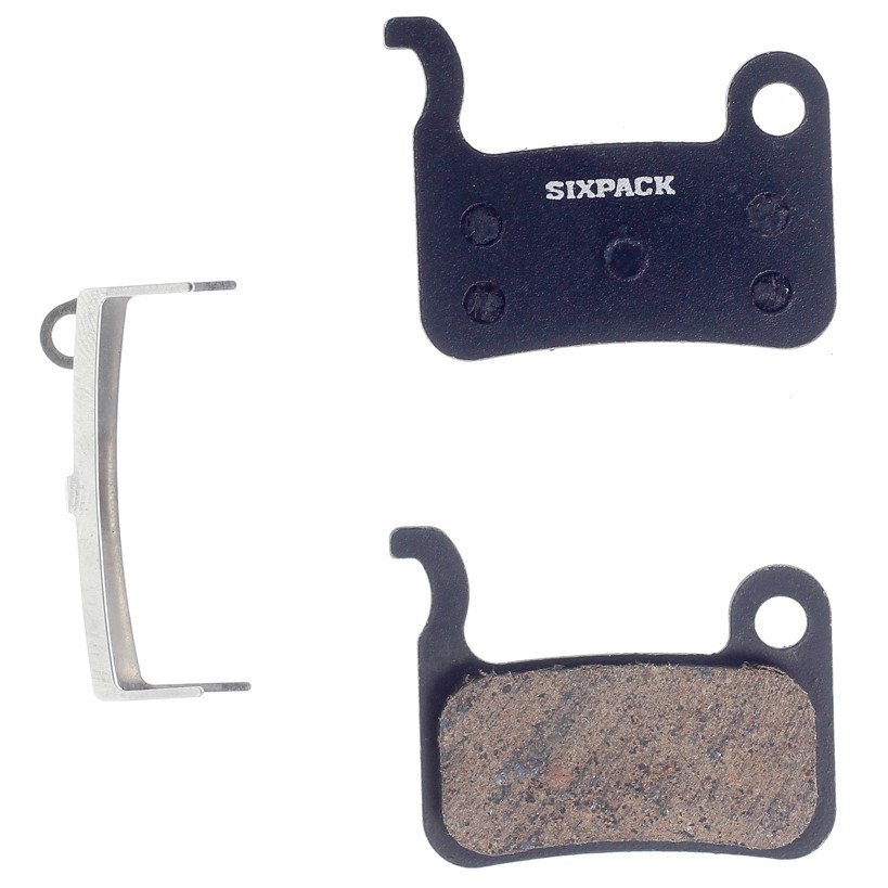 Productfoto van Sixpack Brake Pads for Shimano XTR, XT, Saint, LX, Hone, Hygia - semi-metallic