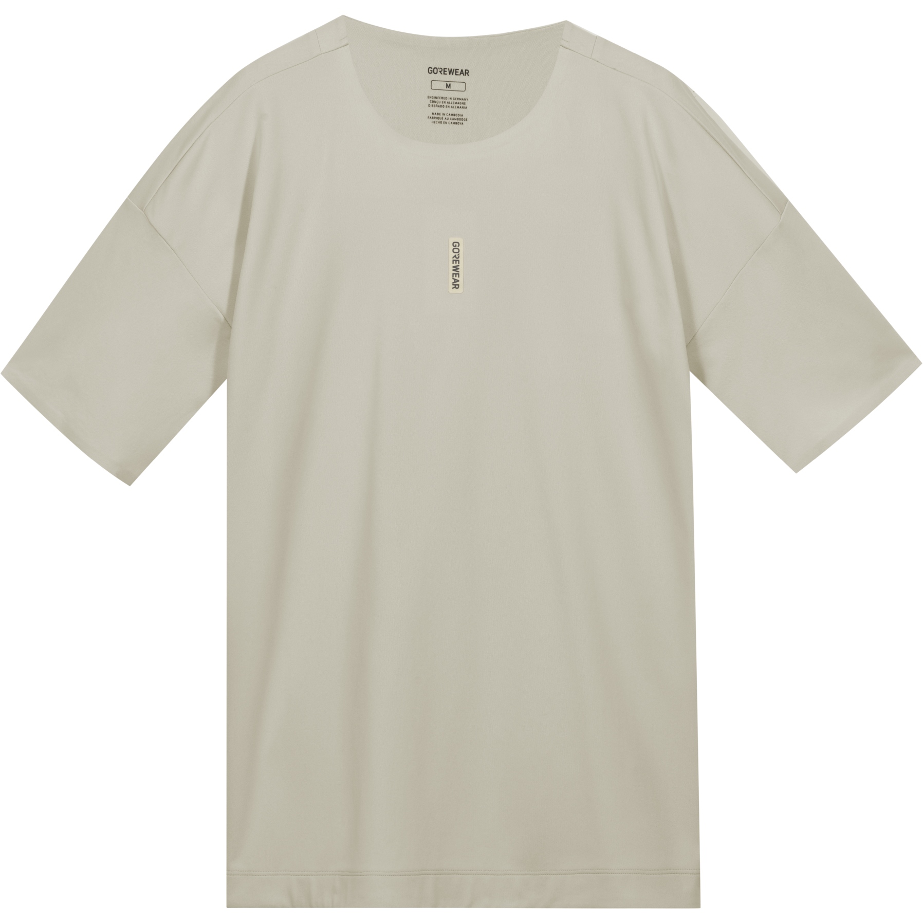 Мужская футболка GOREWEAR Fernflow Tee - tech beige BG00 бежевый