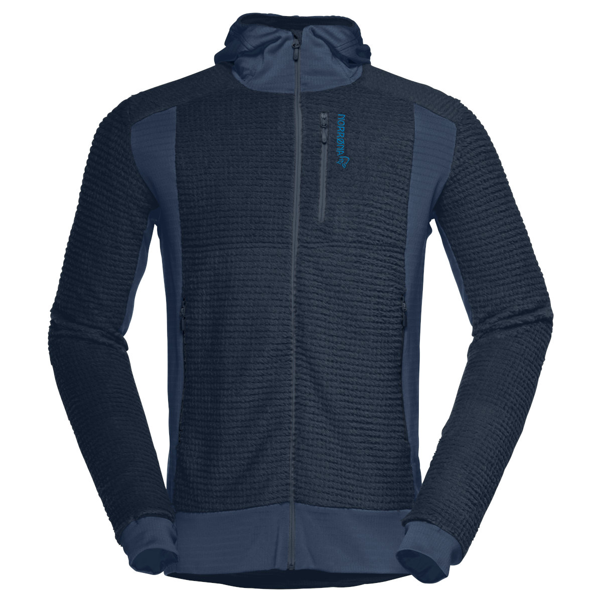 Norrona falketind Alpha120 Zip Hood Jacket Men - Indigo