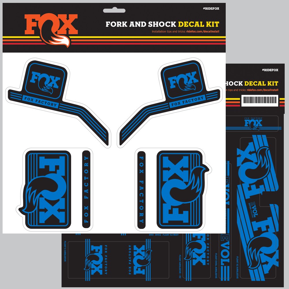 Produktbild von FOX Heritage Decal Kit Fork and Shock - Sticker-Kit für Gabel und Dämpfer 2016er Design
