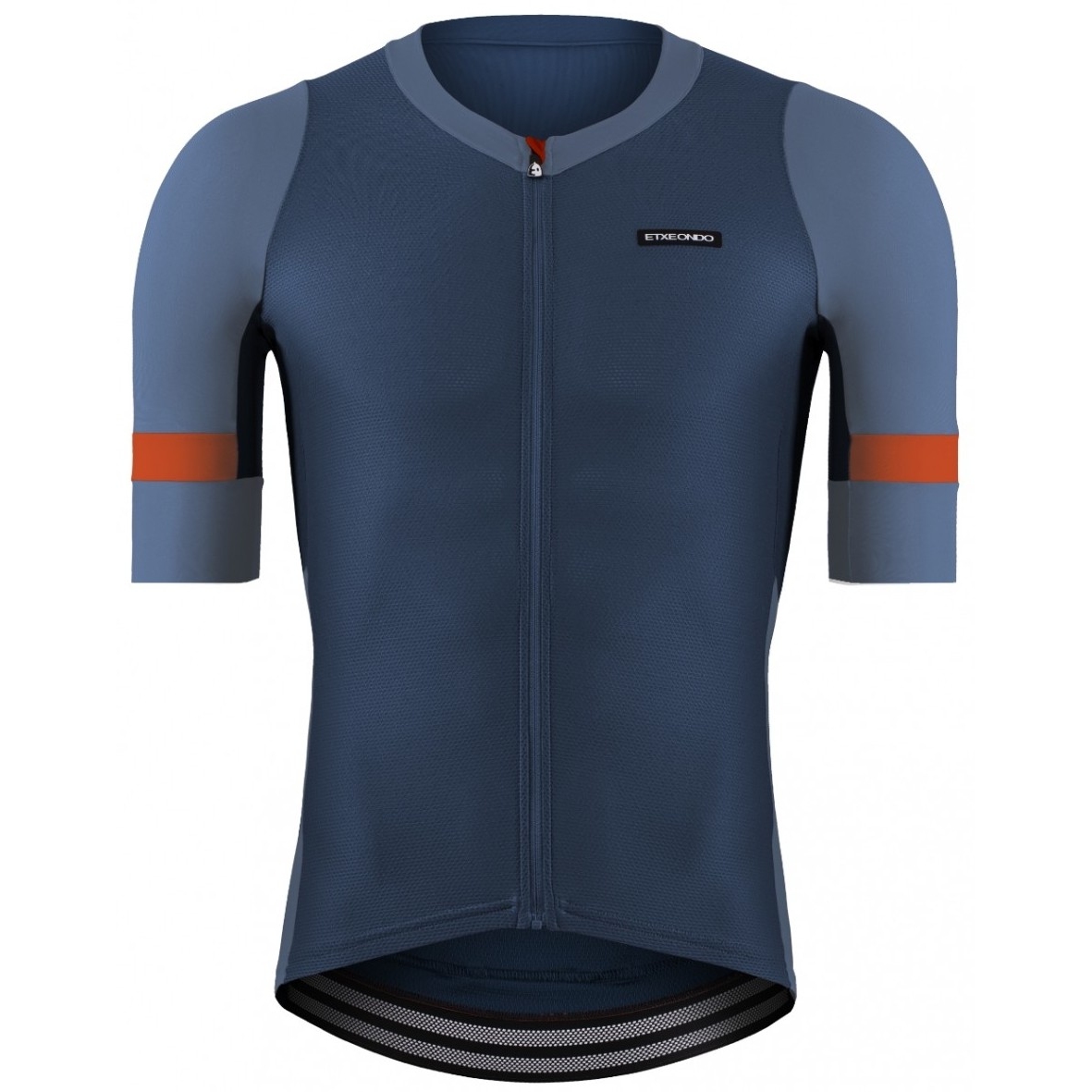 Etxeondo Mendi Short Sleeve Jersey Men - Blue/Orange | BIKE24