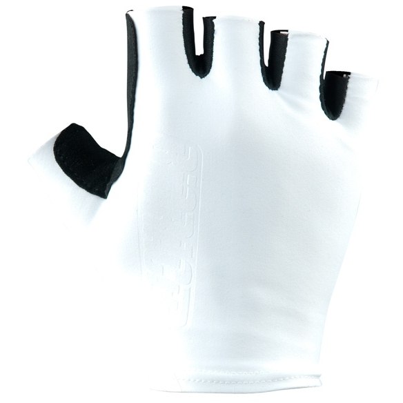Picture of Bioracer Road Summer Shortfinger Cycling Gloves - white