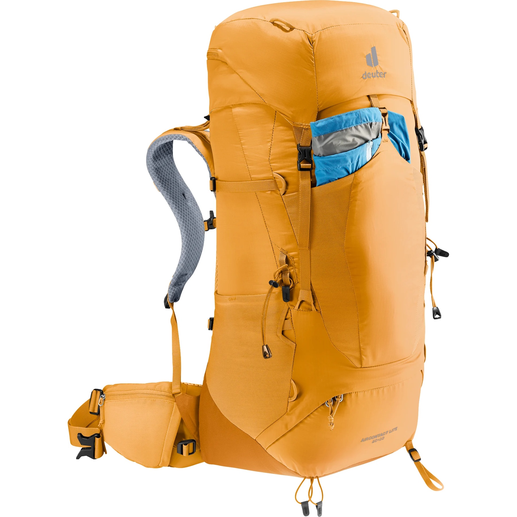 Sac De Trekking Deuter Aircontact Lite 50+10 – Dos VariQuick, Ceinture Ergonomique, Hydratation Compatible, Pour Longues Randonnées