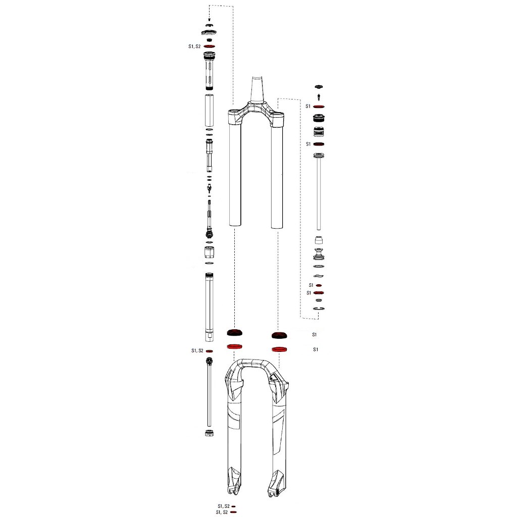 Rockshox lyrik shop rct3 service kit