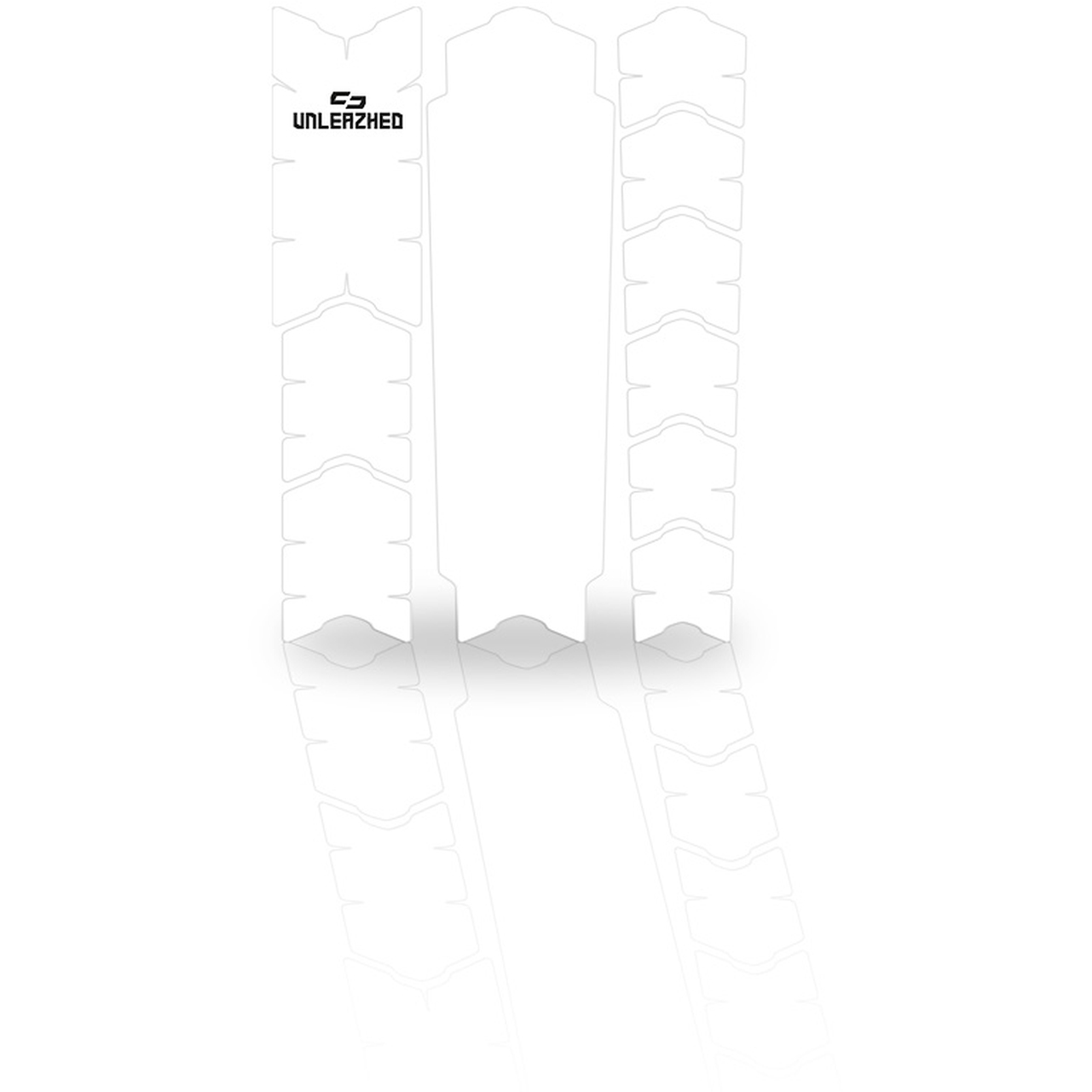 Produktbild von Unleazhed Frame Unscratch Bp01-S Unterrohr Rahmenschutzfolie - Clear Glossy