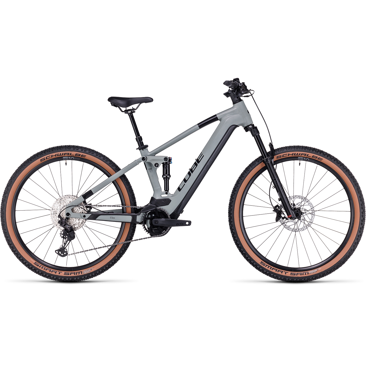 Picture of CUBE STEREO HYBRID 120 SLX 750 - Electric Mountainbike - 2024 - 29&quot; - swampgrey / black