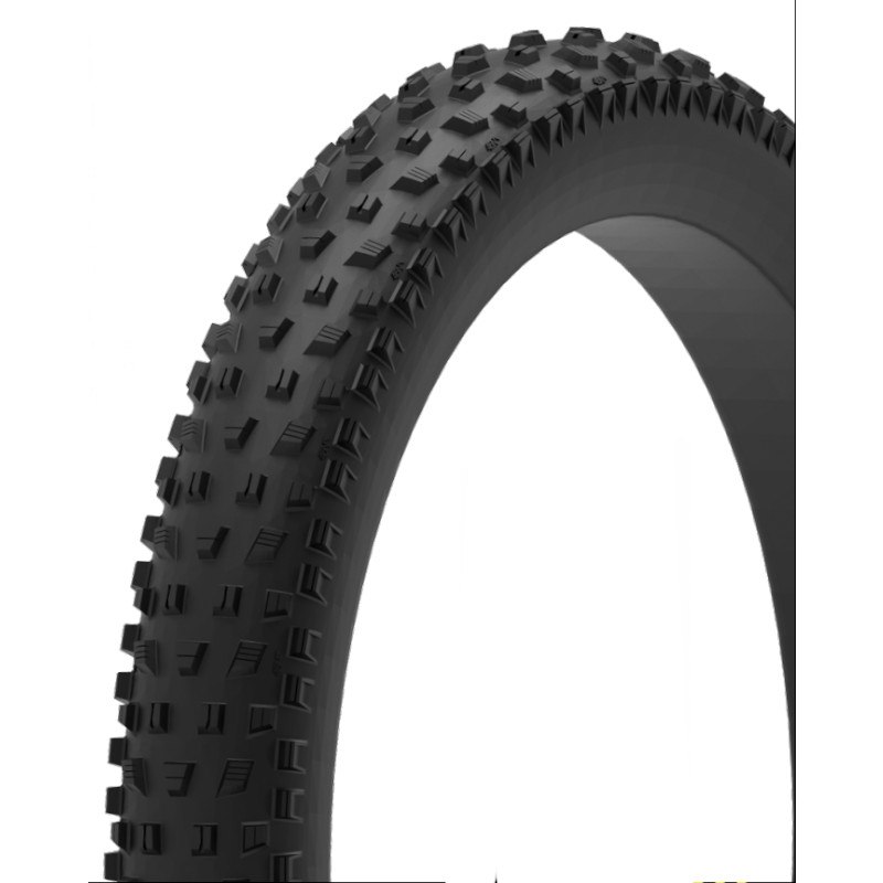 Productfoto van 45NRTH VanHelga Fatbike Folding Tire - Tubeless Ready - 26x4.2 Inch - 120TPI - black