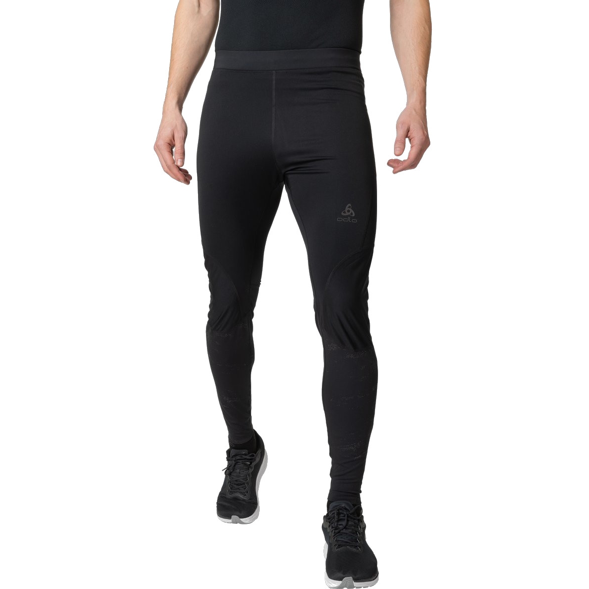 Picture of Odlo Zeroweight Warm Reflective Running Tights Men - black