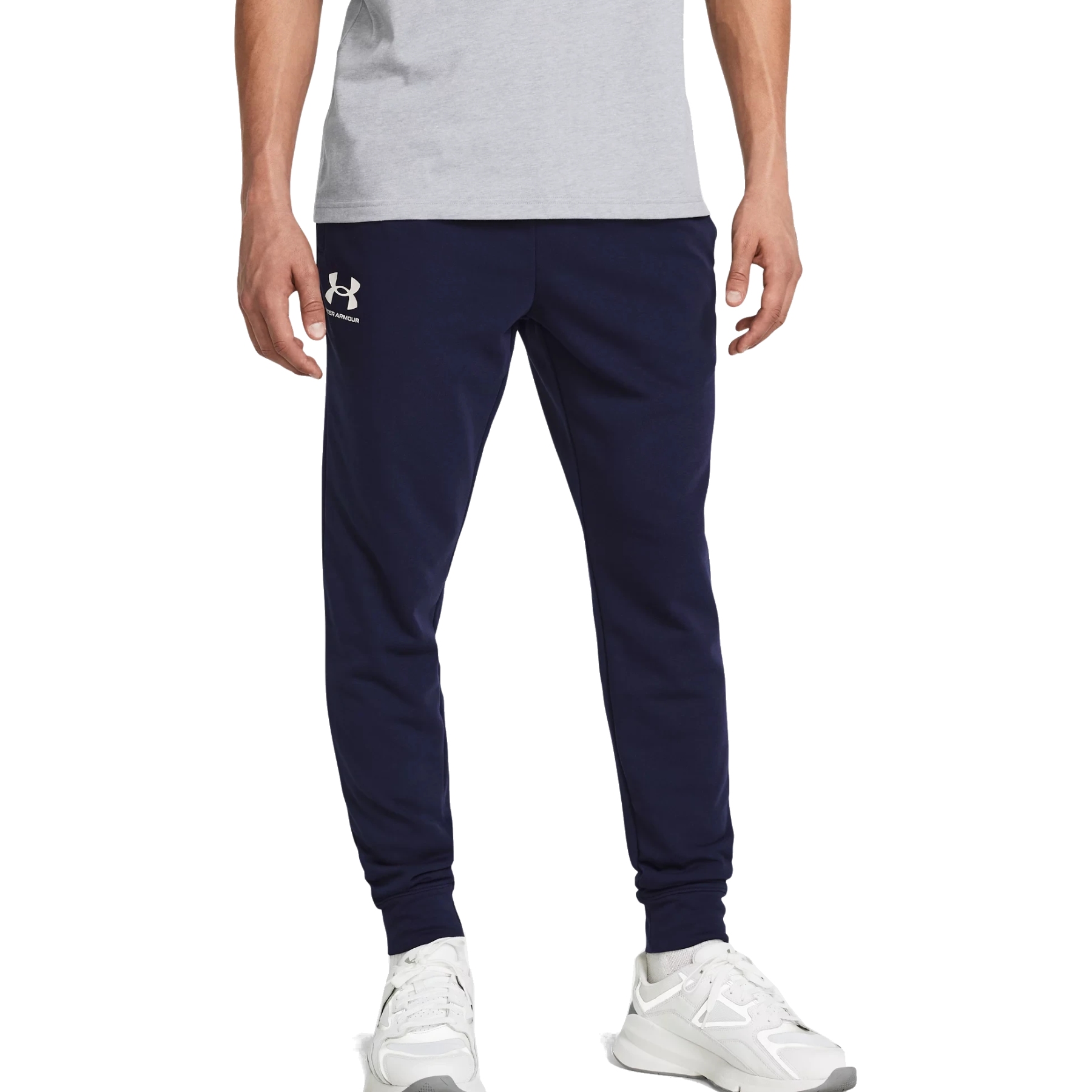 Under Armour UA Rival Terry Joggers Men - Midnight Navy/Onyx White