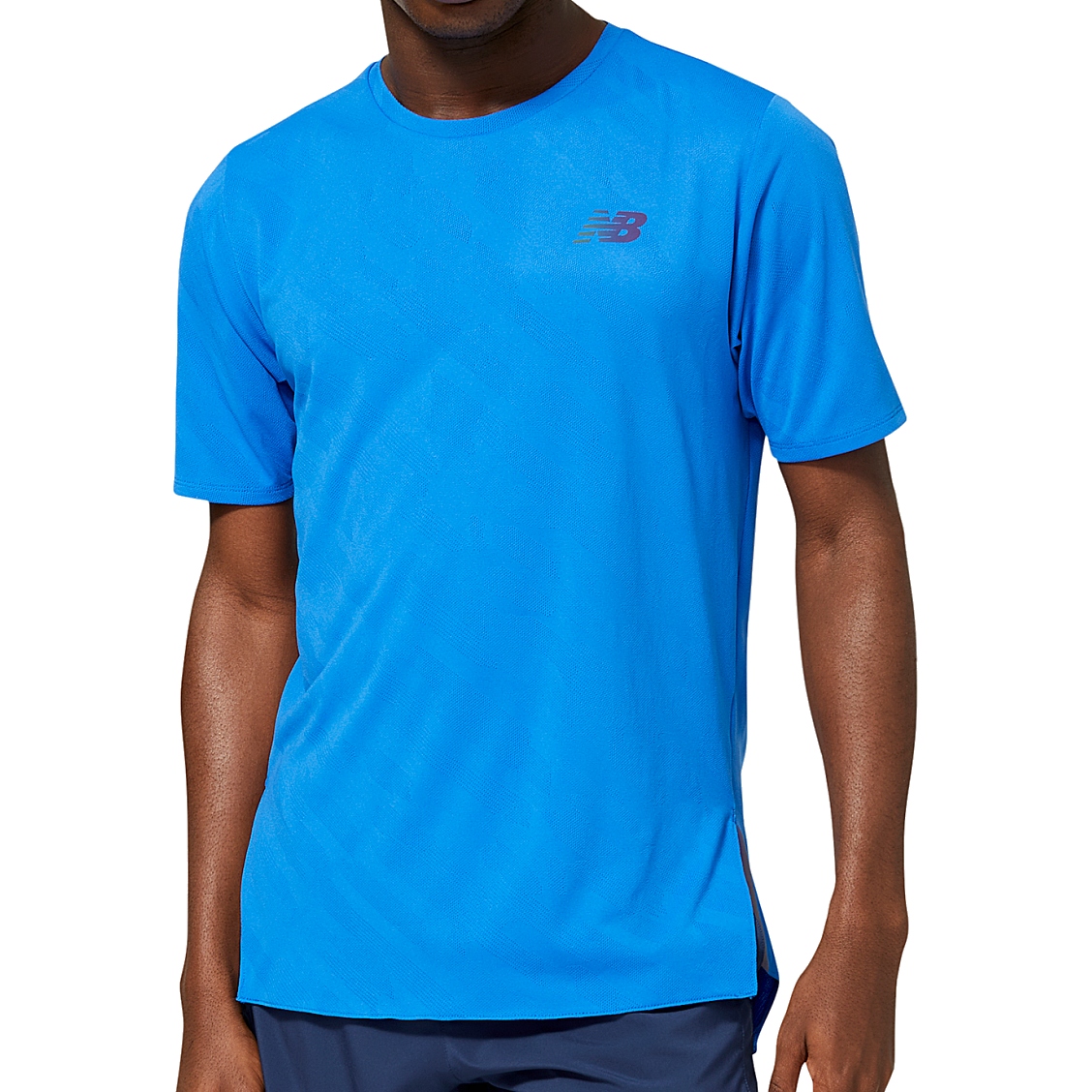 Image de New Balance Q Speed Jacquard T-Shirt - Cobalt