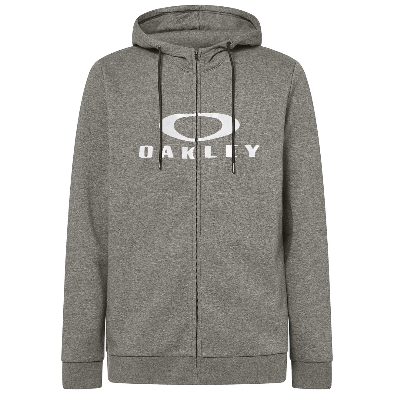 Мужская толстовка Oakley Bark с капюшоном на молнии 2.0 - Новая спортивная серая