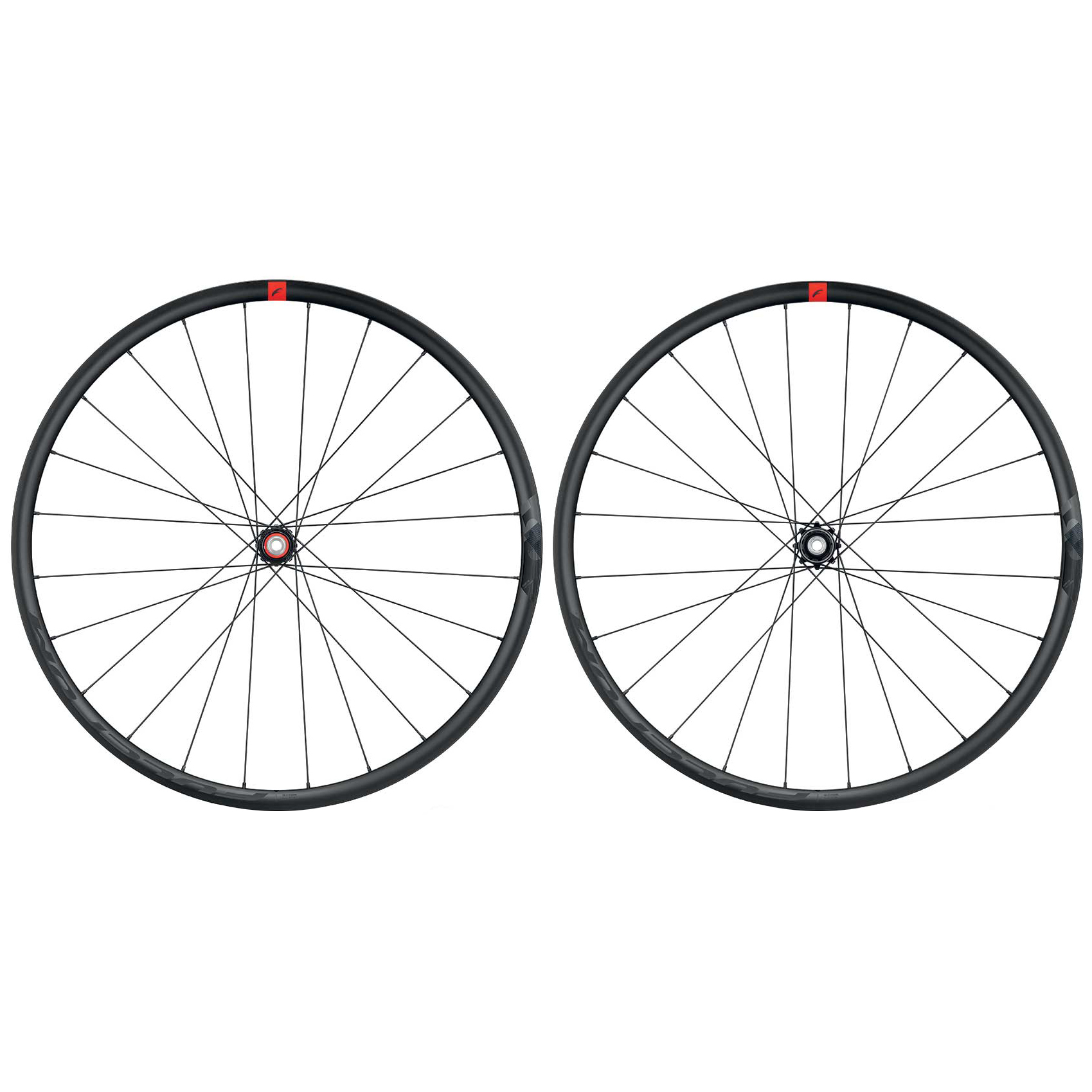 Picture of Fulcrum Racing 5 DB Wheelset - Clincher - Centerlock - FW: 12x100mm | RW: 12x142mm - Campagnolo N3W