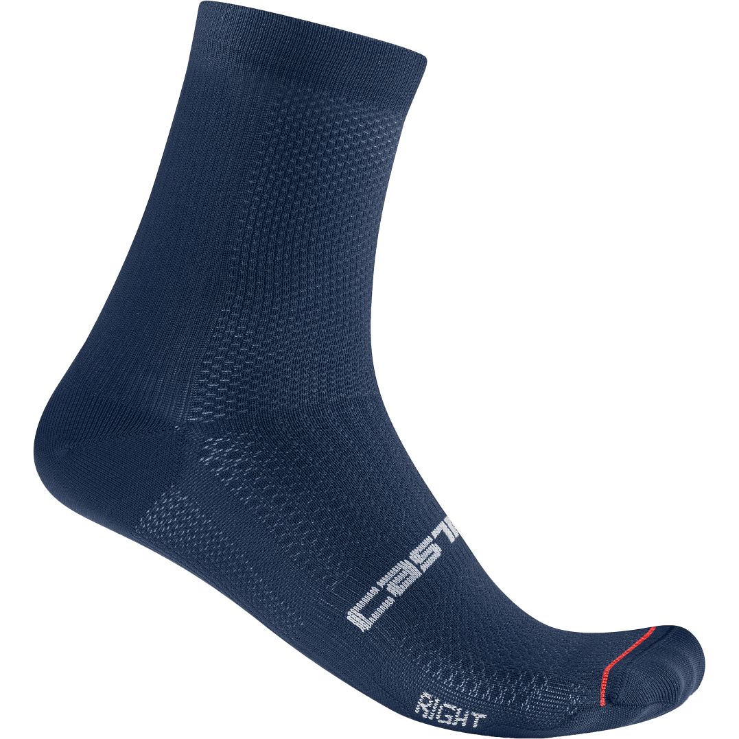 Picture of Castelli Espresso 12 Socks - belgian blue 424