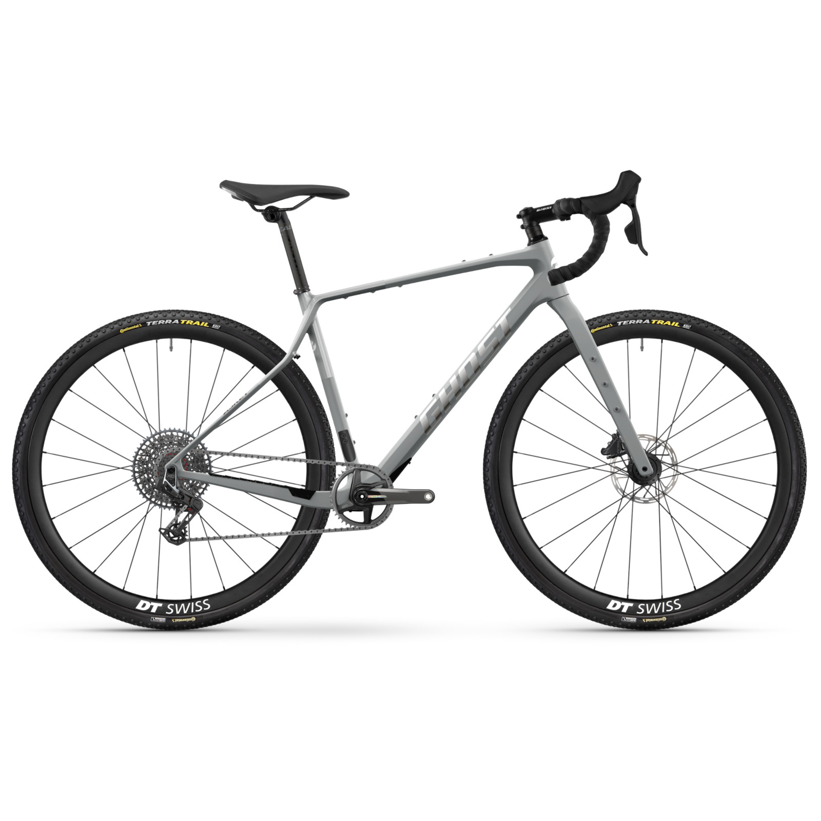 Productfoto van Ghost ASKET CF LTD - Carbon Gravel Bike - 2025 - mysterious grey / silver - glossy