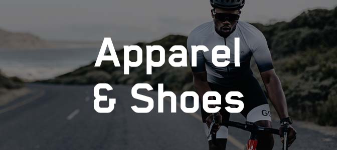 Cycling wear and shoes for road cyclists