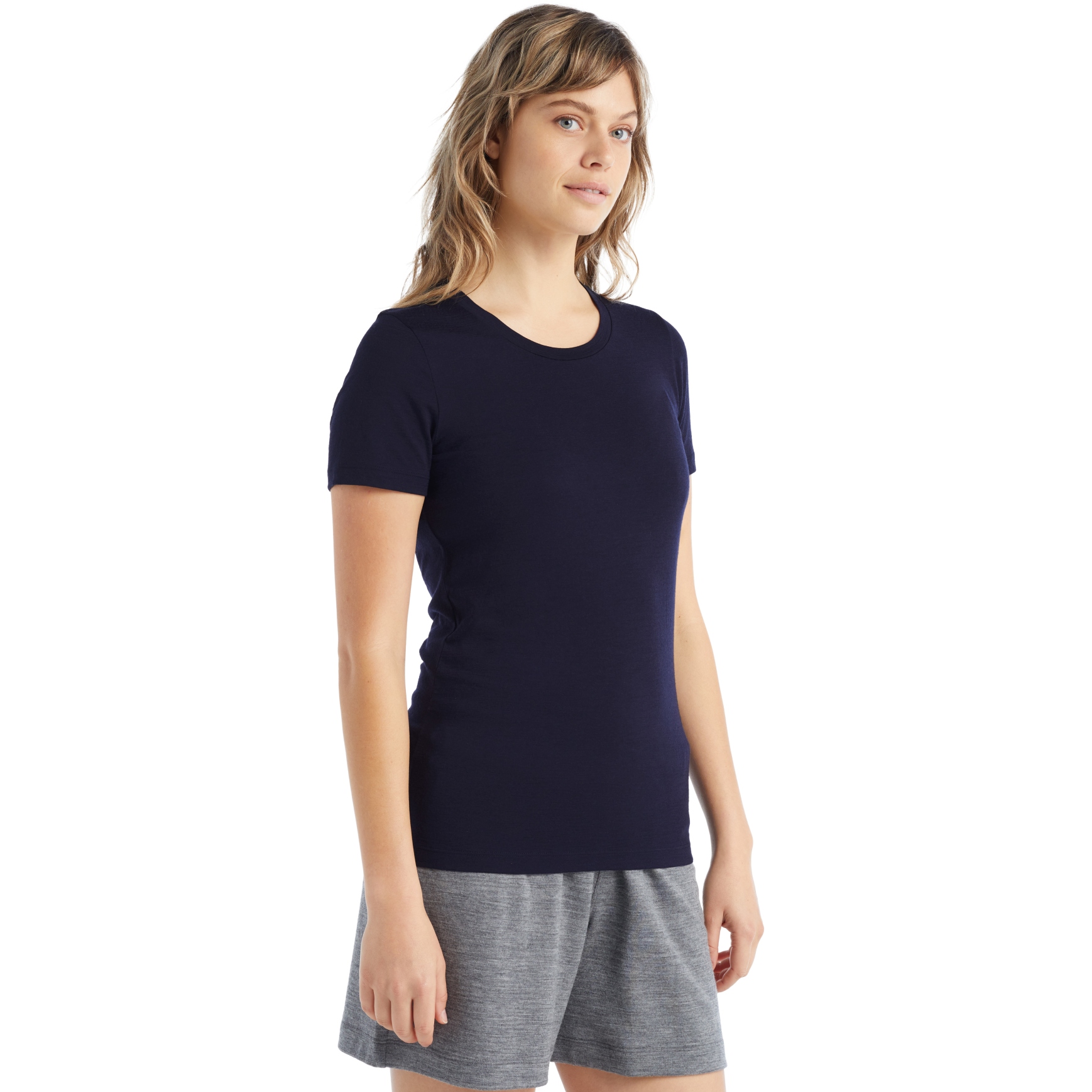 Picture of Icebreaker Women&#039;s Tech Lite II T-Shirt - Midnight Navy