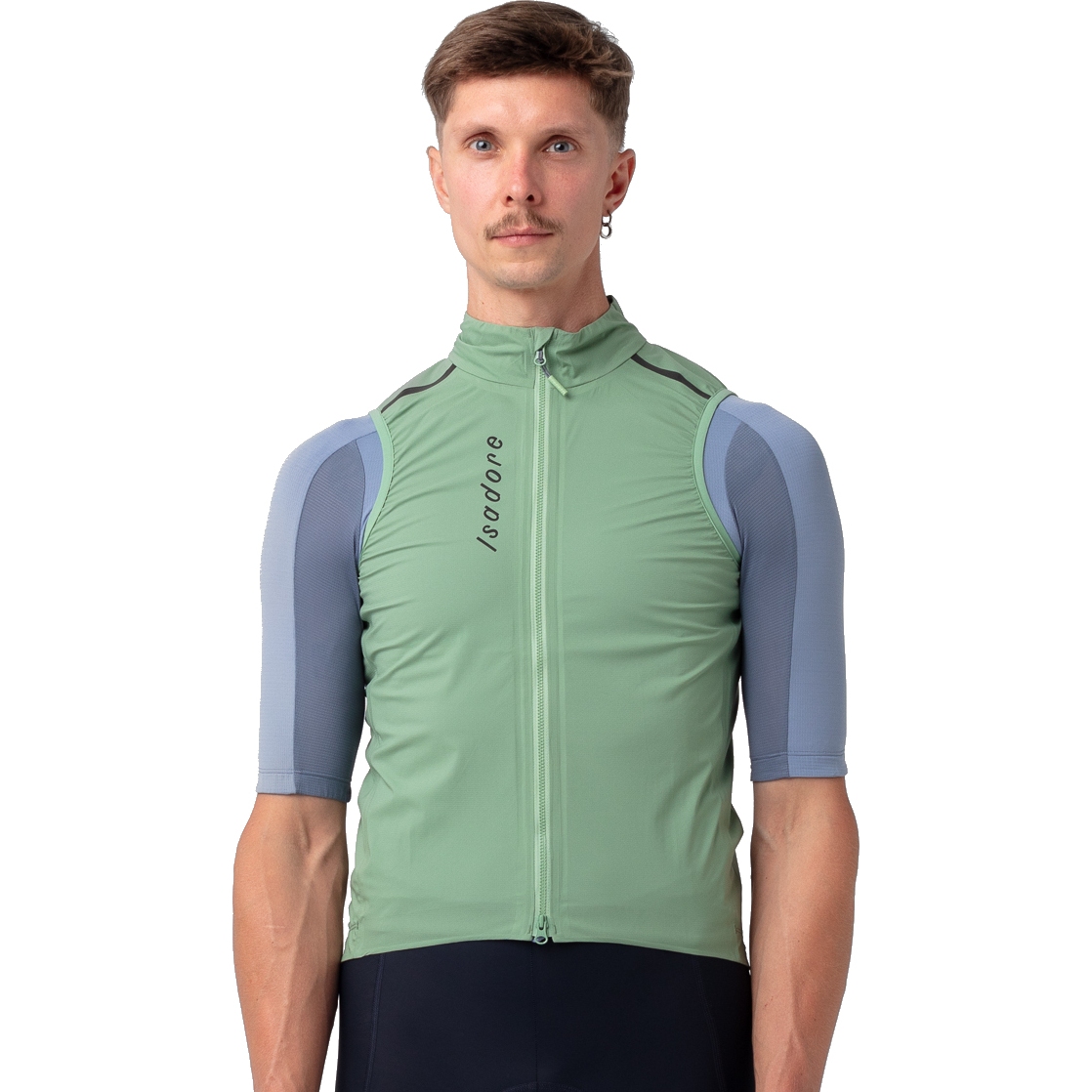 Picture of Isadore Signature Rain Cycling Gilet Men - Basil