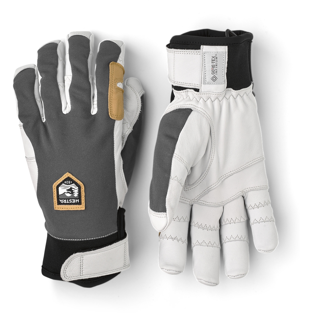 Picture of Hestra Ergo Grip Active - 5 Finger Outdoor Gloves - grey/offwhite