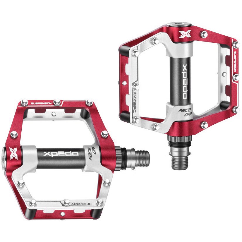 Picture of Xpedo Faceoff 18 Flat Pedal - red/white
