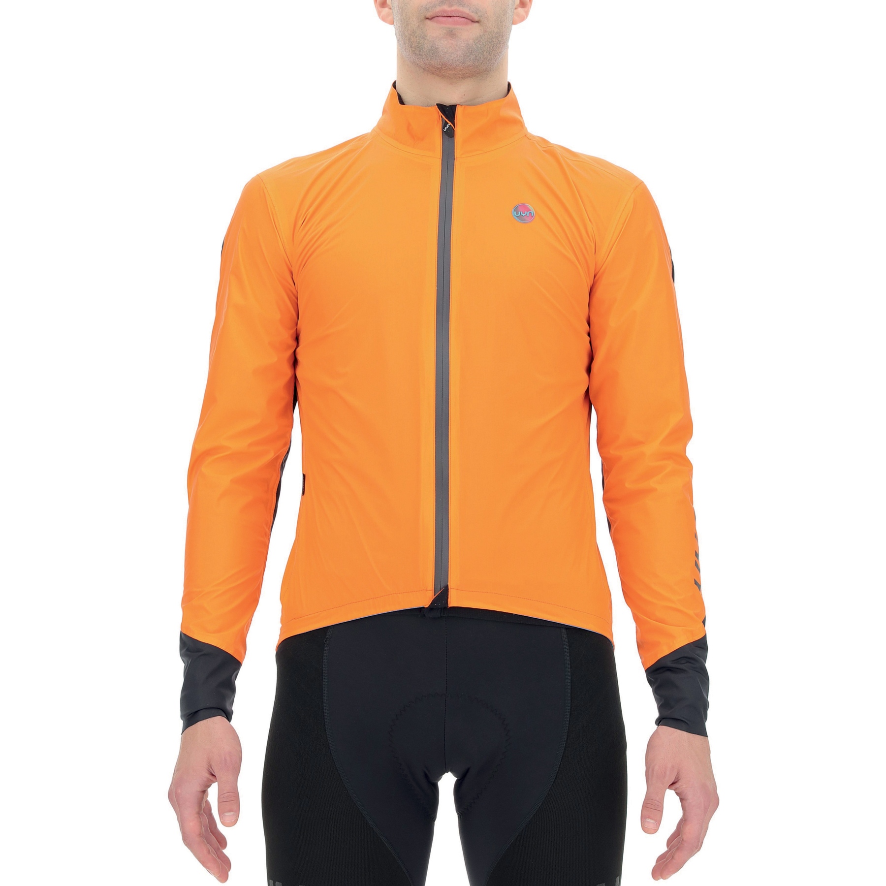 Picture of UYN Biking Packable Aerofit Jacket - Orange/Black