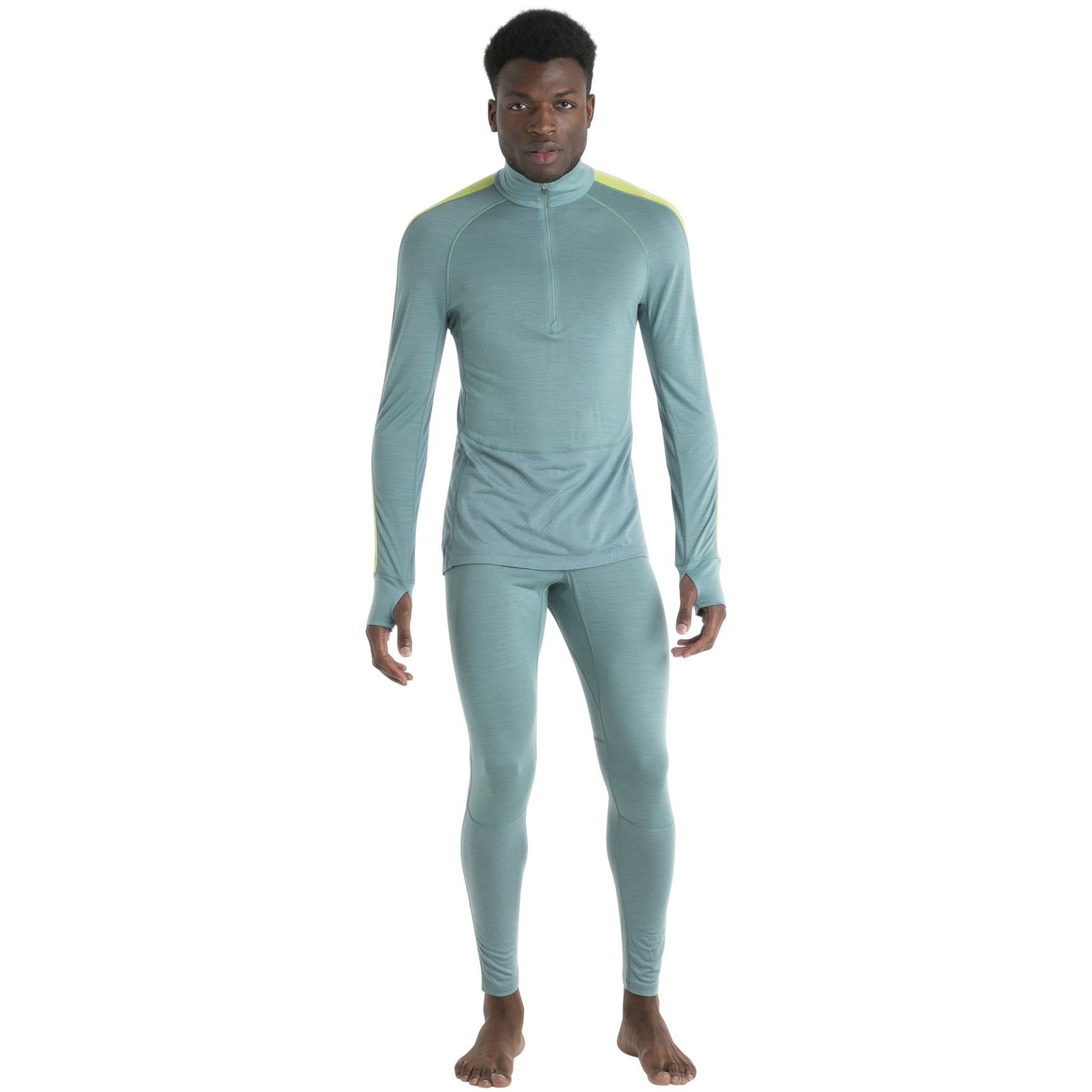 Icebreaker Merino 125 ZoneKnit™ Long Sleeve Half Zip Thermal