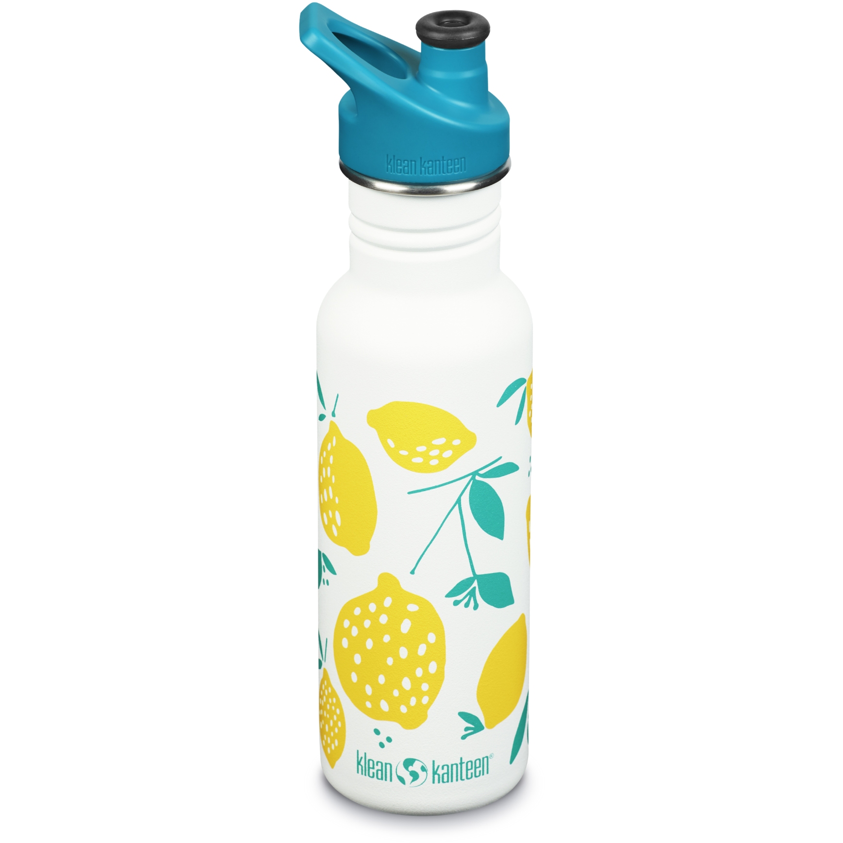 Picture of Klean Kanteen Classic Bottle with Sport Cap 532 ml - lemons