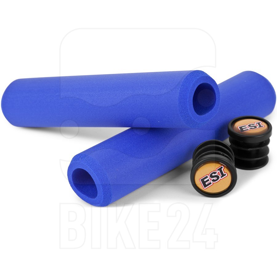 Image of ESI Grips Chunky MTB Grips - blue