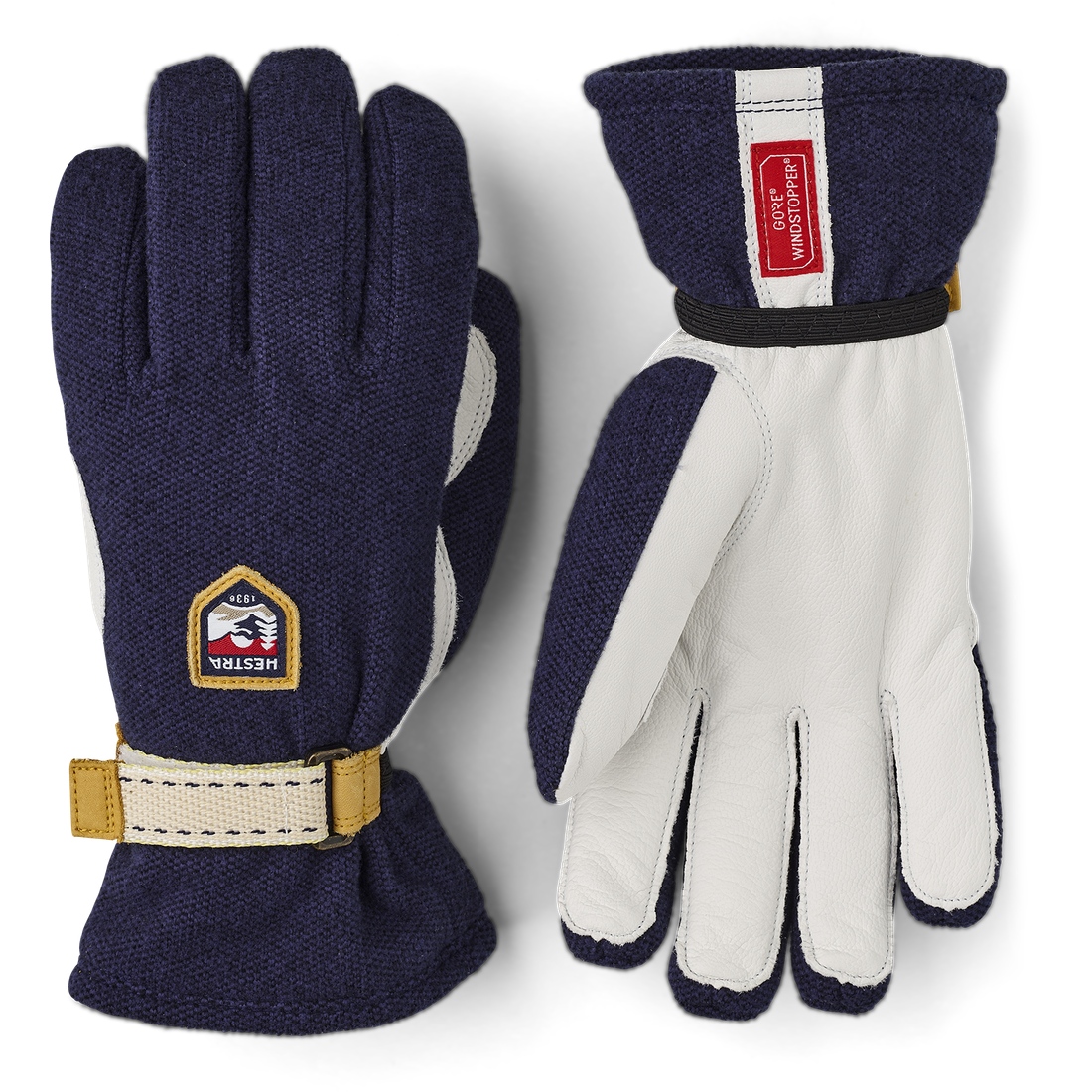 Picture of Hestra Windstopper Tour - 5 Finger Cross Country Gloves - navy
