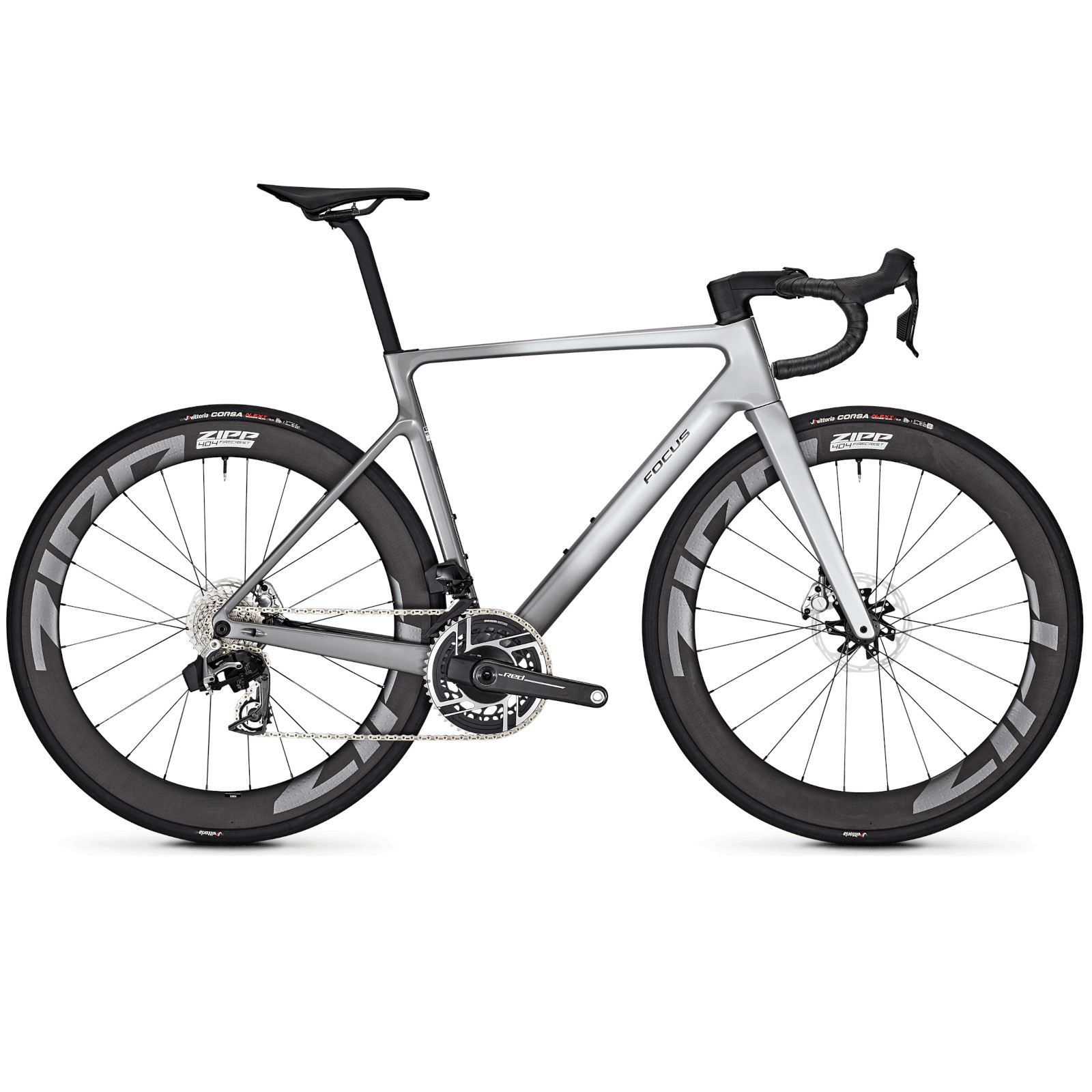 Productfoto van FOCUS IZALCO MAX 9.0 - Carbon Racefiets - 2025 - Silver Glossy / Dark Silver Glossy