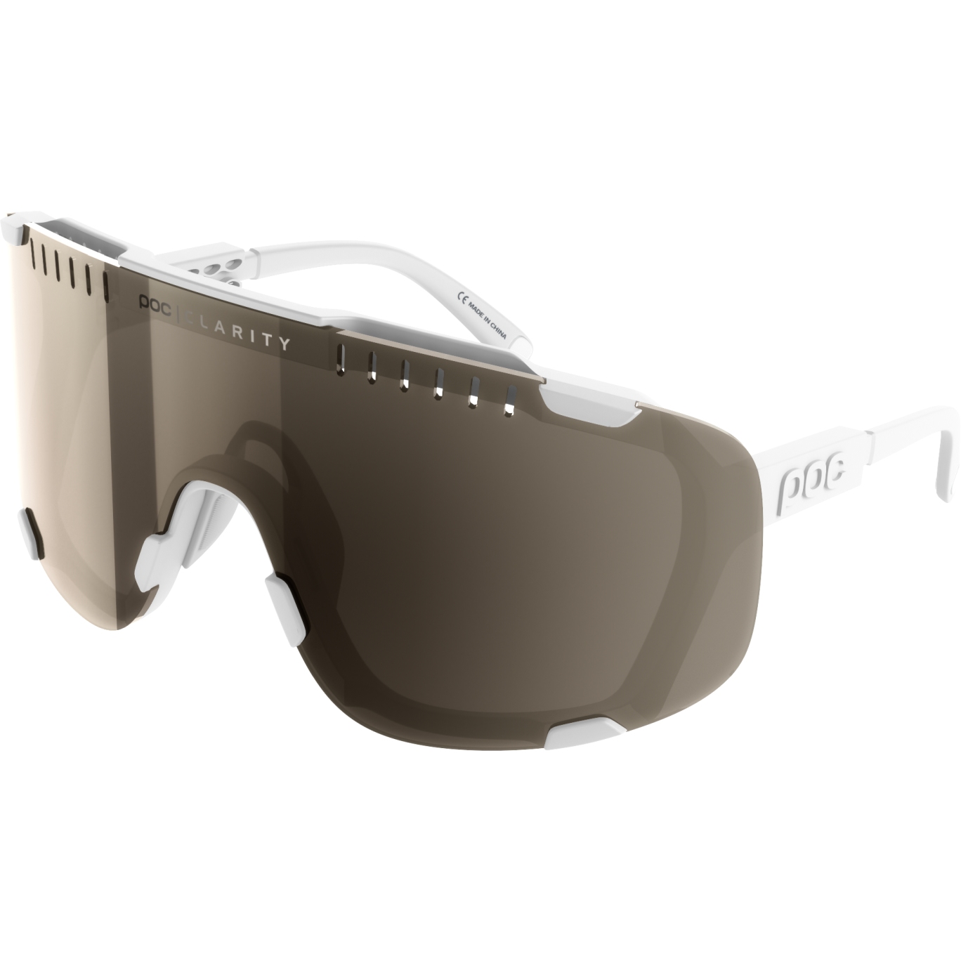 Produktbild von POC Devour Brille - Hydrogen White / Clarity Trail /Partly Sunny Silver