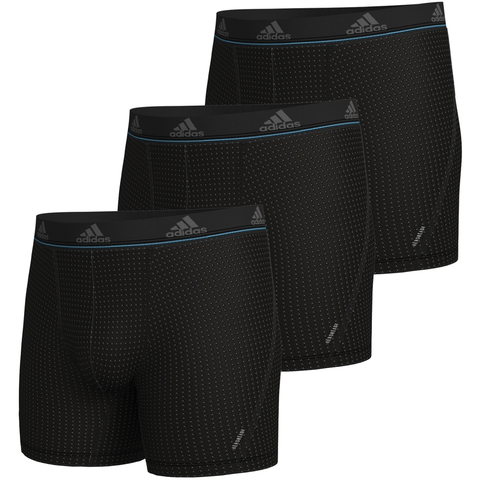 Produktbild von adidas Sports Underwear Active Micro Flex Boxershorts Herren - 3 Pack - 000-schwarz