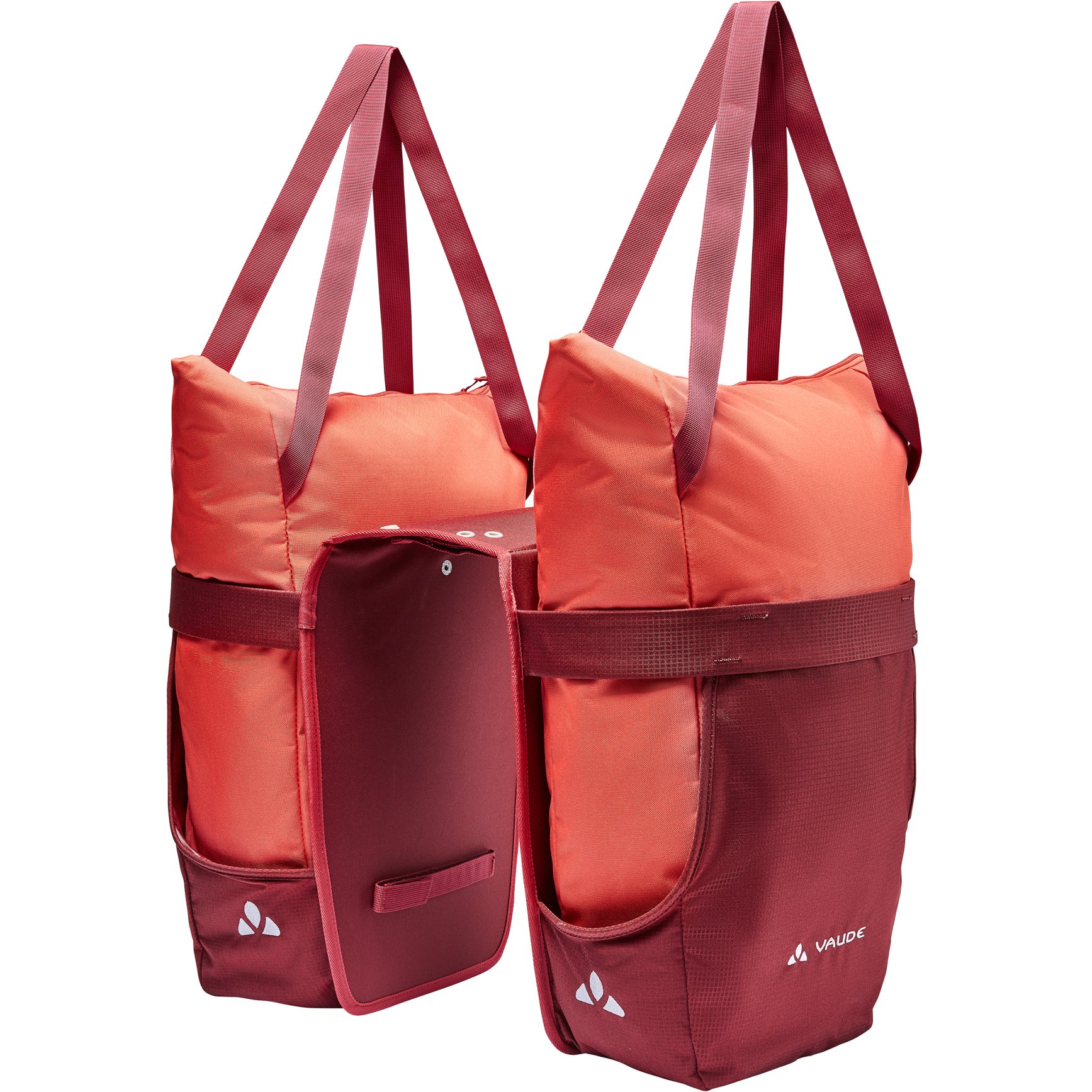Produktbild von Vaude TwinShopper Gepäckträgertasche 2x22L - hotchili