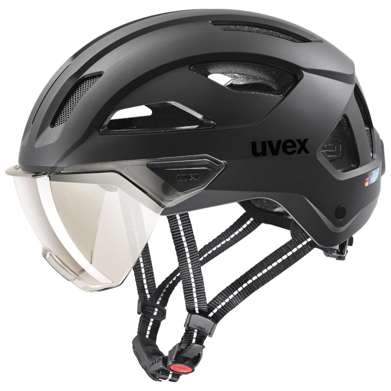 Photo produit de Uvex Casque - stride visor - noir mat