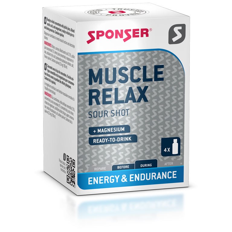Picture of SPONSER Muscle Relax Sour Shot - Food Supplement - 4x30ml