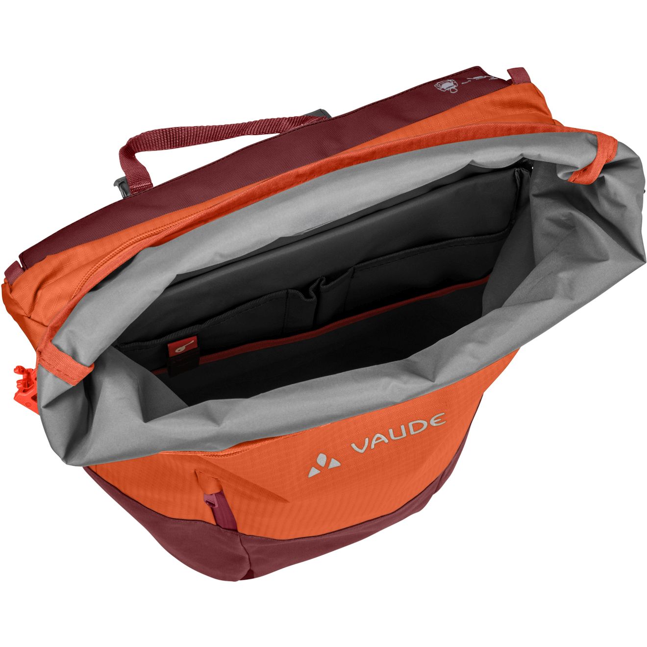 Housse De Pluie Vaude Pour Sacoche Vélo - Jusqu'à 40L, Imperméable, Réfléchissante - Orange