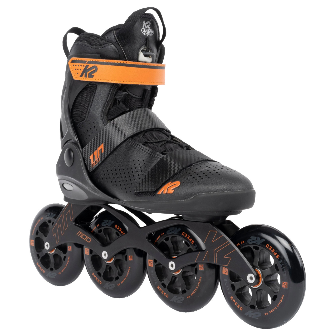 Productfoto van K2 MOD 110 - Speed / Marathon Inline Skates - black / orange