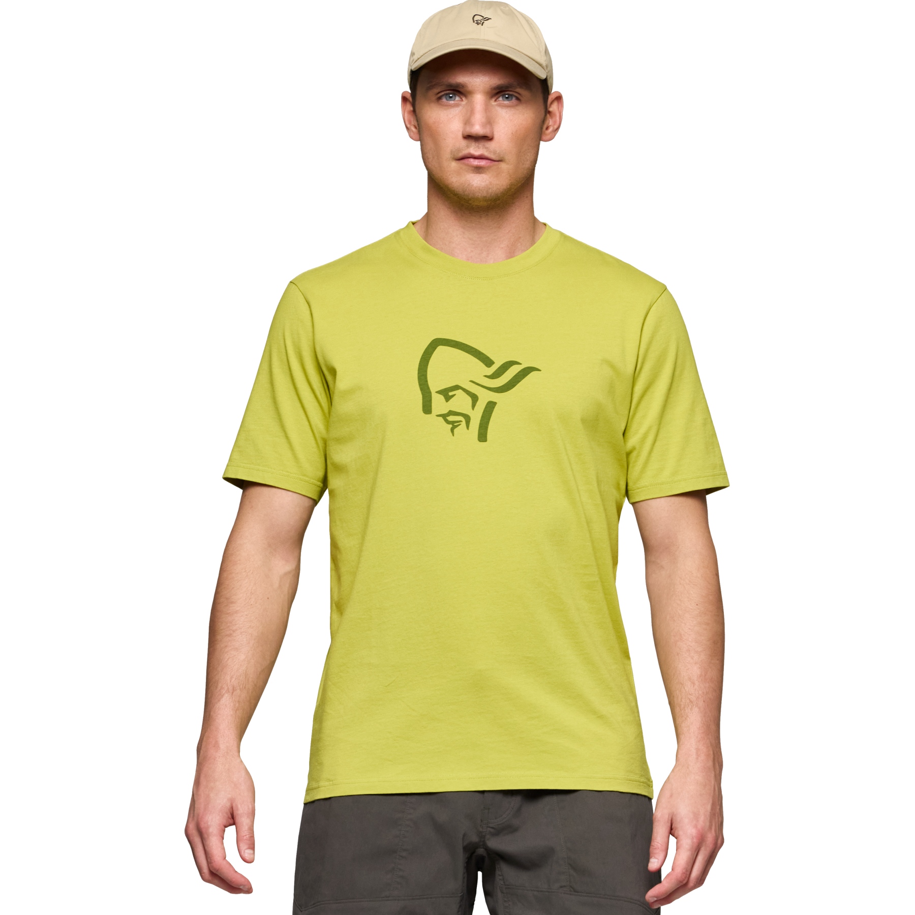 Norrona /29 cotton viking T-Shirt Men - Golden Lime | BIKE24