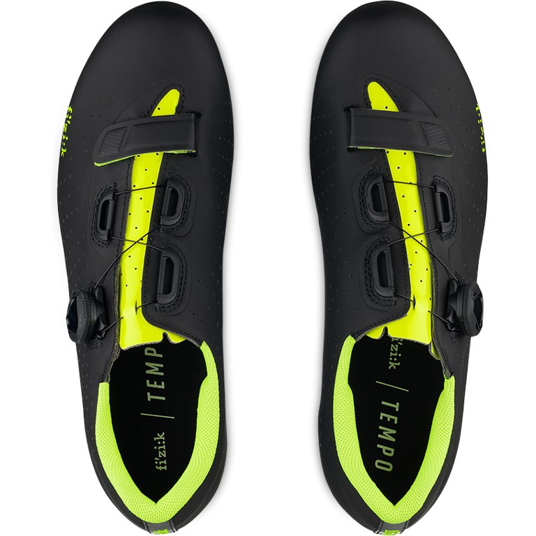 Fizik Tempo Overcurve R5 Road Shoes - black/yellow fluo | BIKE24