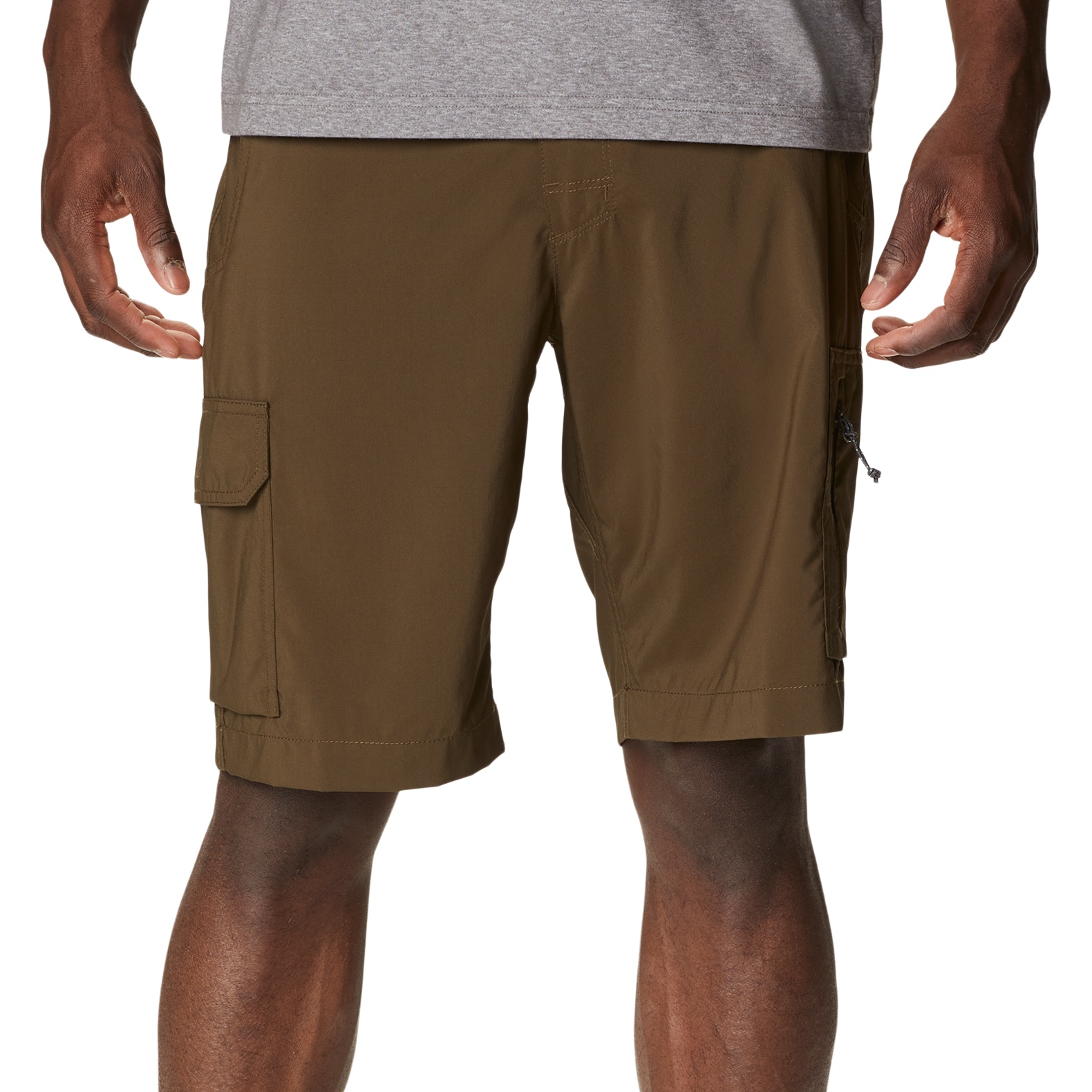 Picture of Columbia Silver Ridge Utility Cargo Shorts Men - Olive Green - Length 8&#039;&#039;