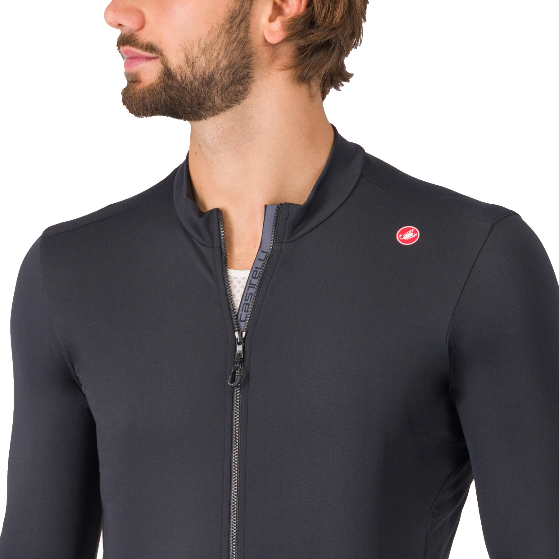 Castelli Espresso Thermal Jersey Men - light black 085 | BIKE24