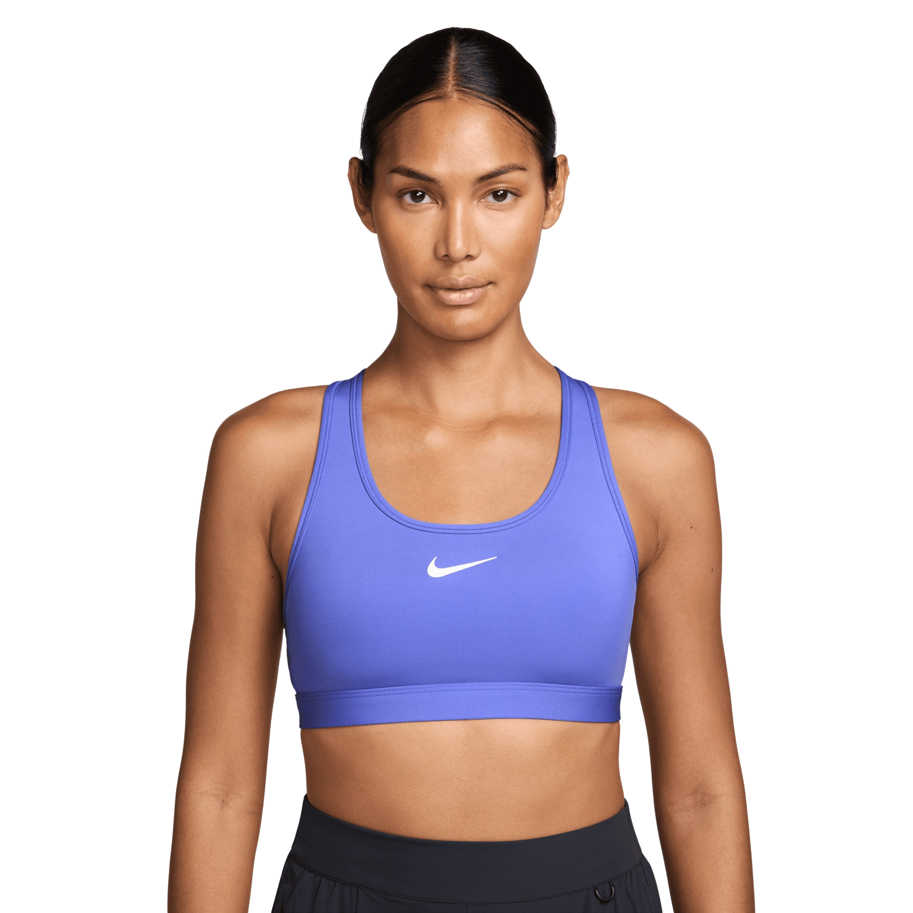 Nike Swoosh Medium Support Sports Bra Women - sapphire/white