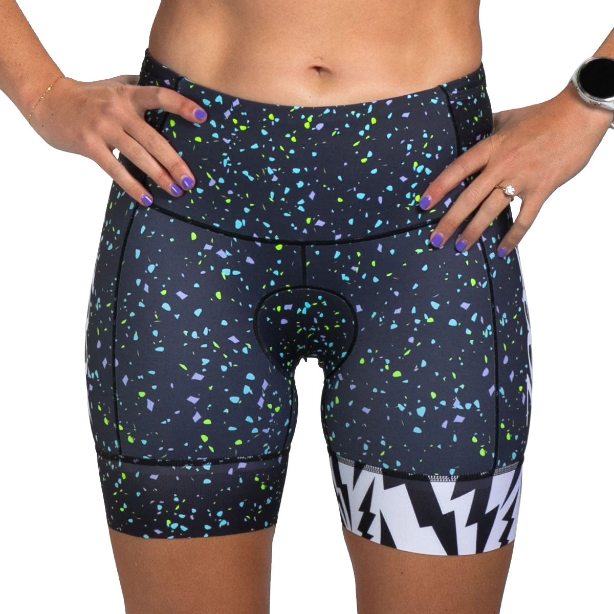Produktbild von ZOOT LTD 6&quot; Triathlon-Shorts Damen - electric