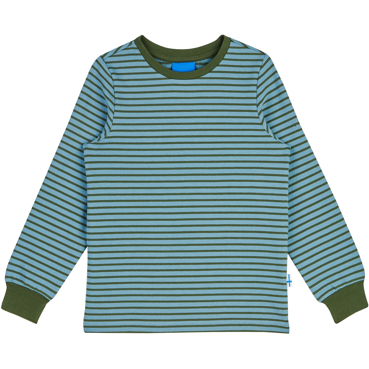 Productfoto van Finkid RIVI Kinder Sweatshirt met Lange Mouwen - smoke blue/bronze green