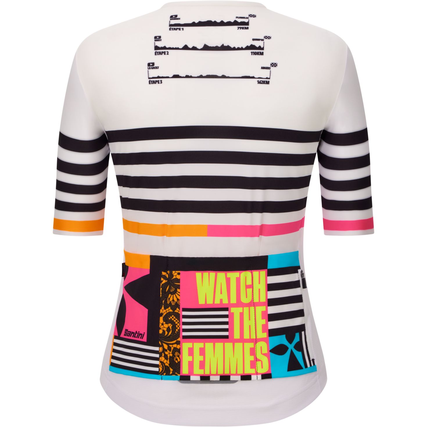 Santini Grand Départ Bretagne Jersey Women Tour de France Femmes