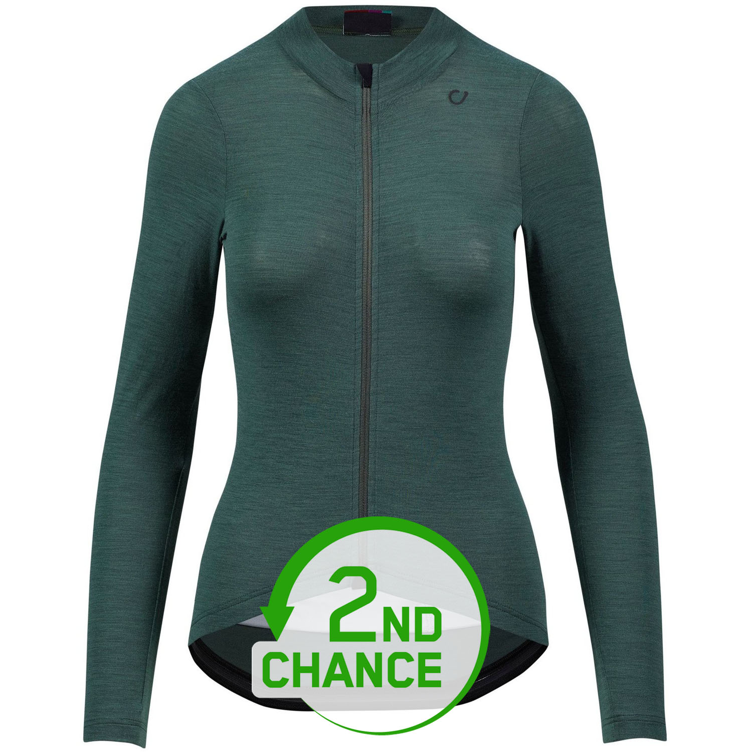 Picture of Velocio Concept Merino Long Sleeve Jersey Women - Army - 2nd Choice
