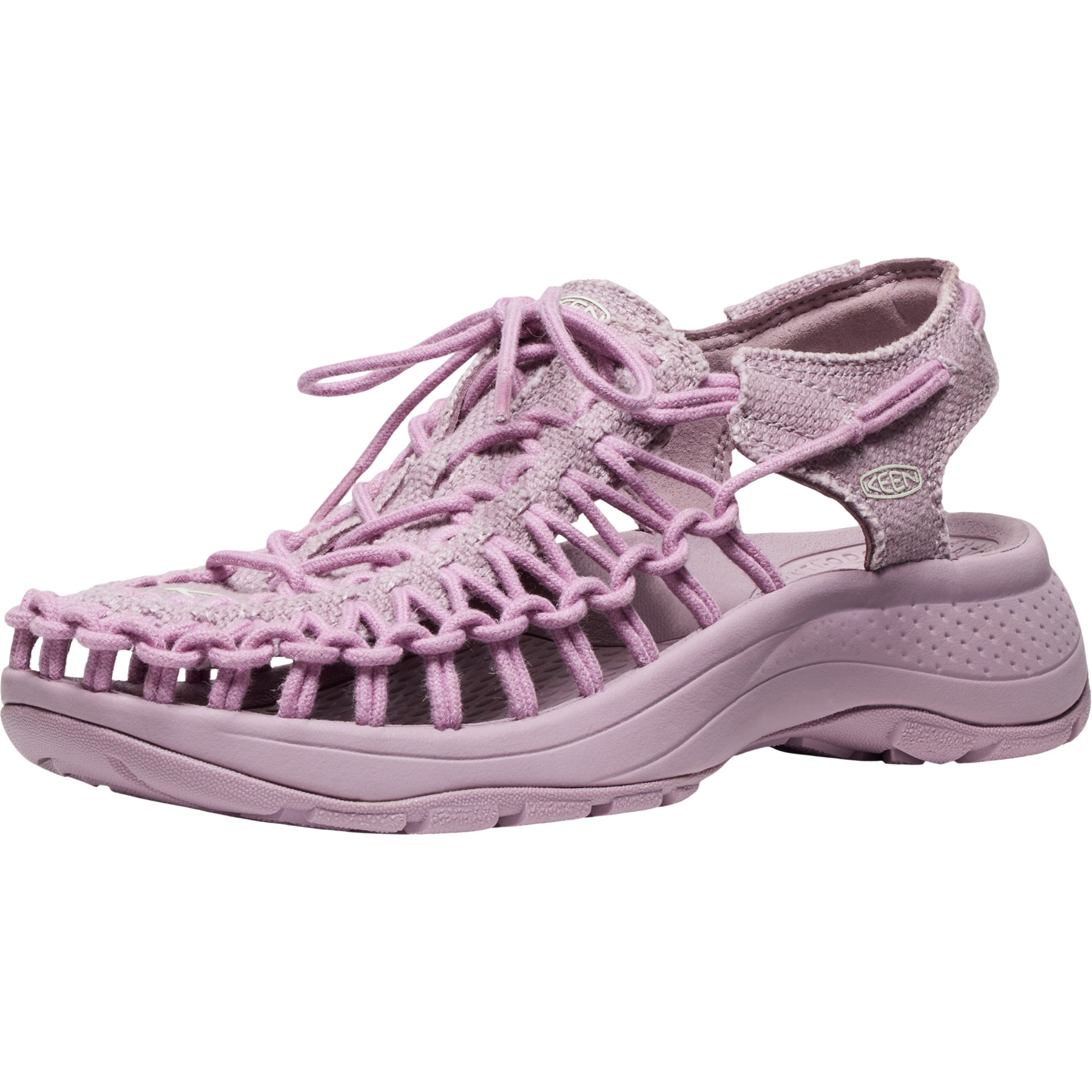 Bild von KEEN Uneek Astoria Canvas Sandalen Damen - Toadstool/Toadstool