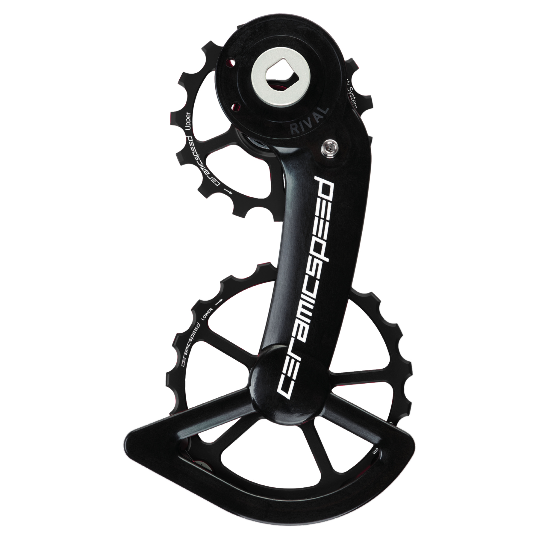 Picture of CeramicSpeed OSPW Derailleur Pulley System - for SRAM Rival AXS | 15/19 Teeth - Alternative Black