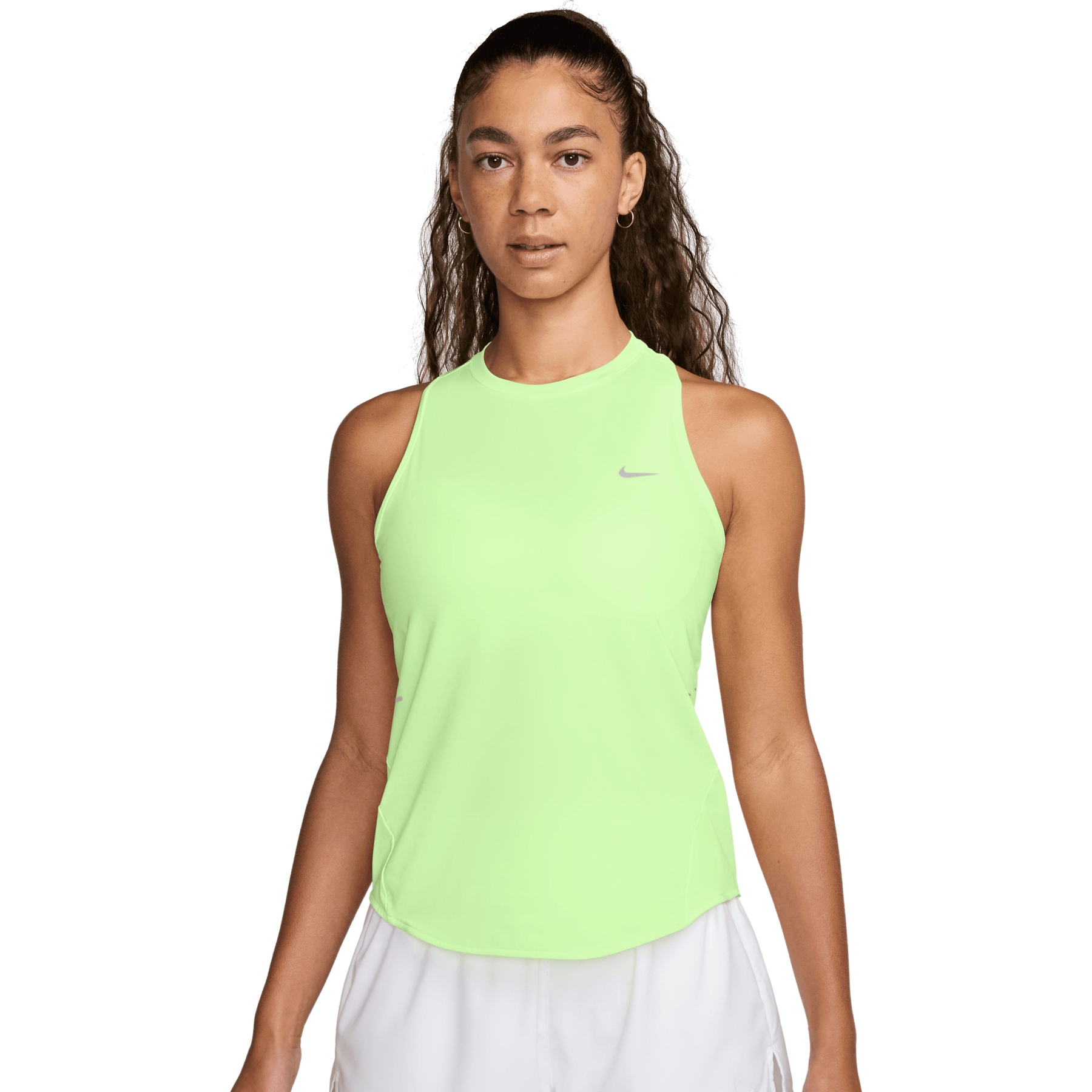 Bild von Nike Swift Dri-Fit Lauf-Oberteil Damen - barely volt/reflective silver HQ0620-701